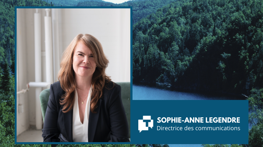 Sophie-Anne Legendre - Directrice des communications chez Transfert Environnement et Société
